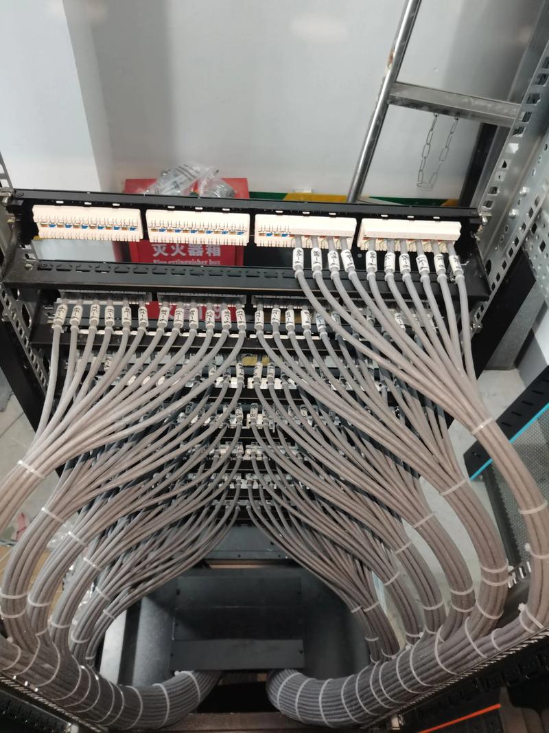 网络机柜;综合布线;配线架;理线